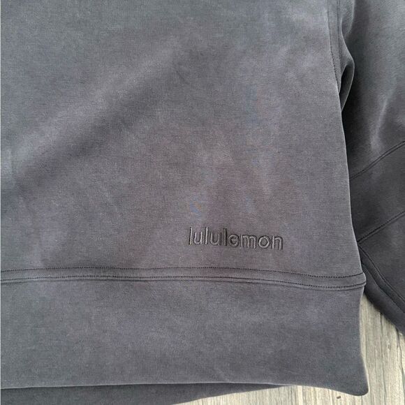 Lululemon Soft Ambitions Black Cropped Crewneck Sweater - Size XL/L - Picture 6 of 7